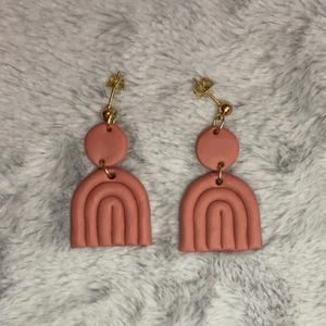 Handmade polymer clay earrings